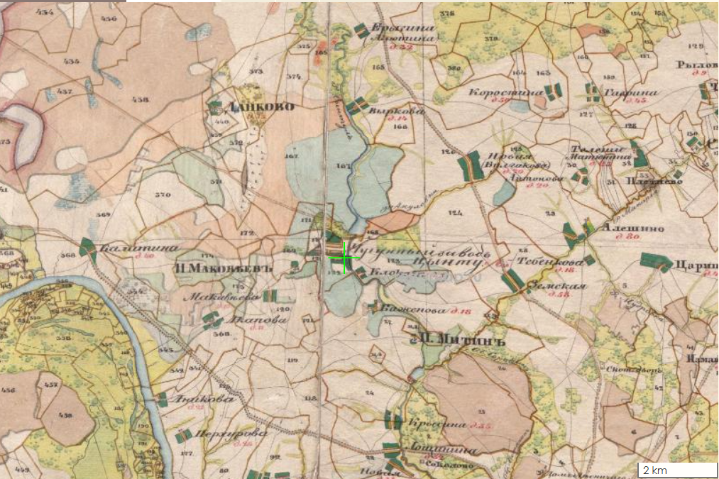 Карта Менде 1859