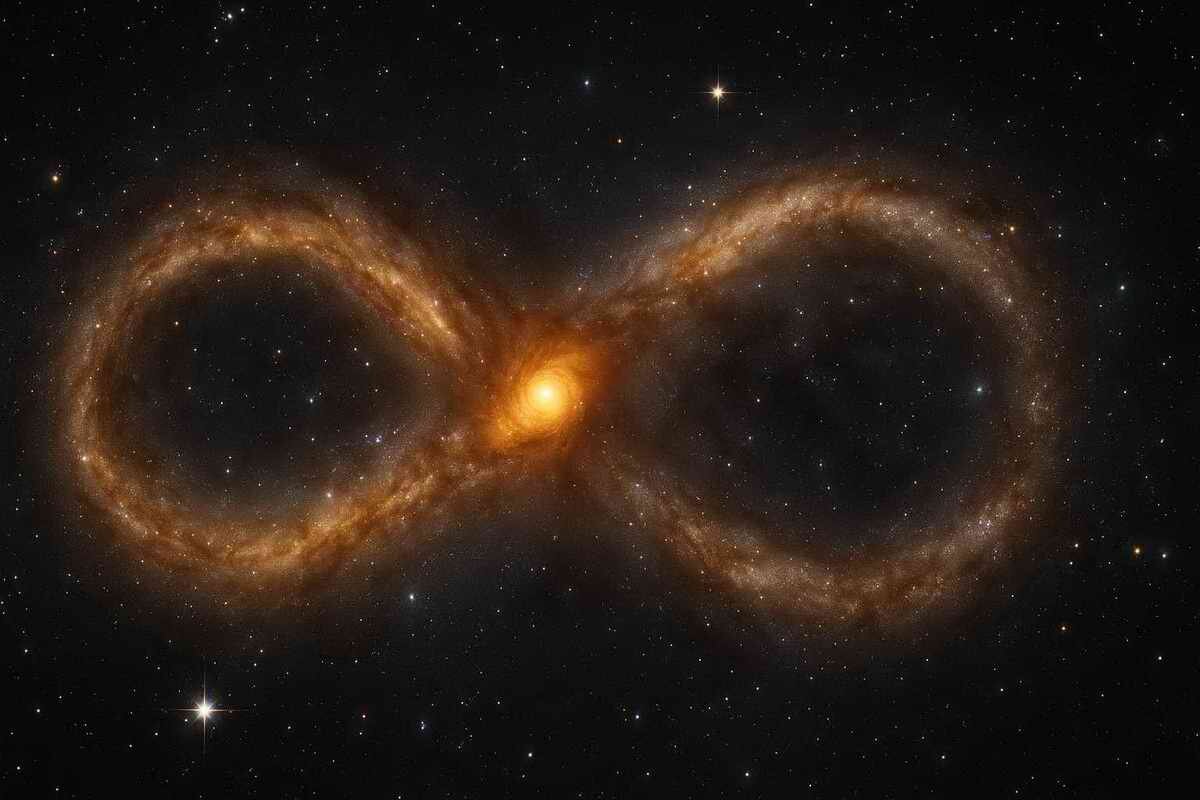 Галактика «Бесконечность» | Первая рождающаяся чёрная дыра