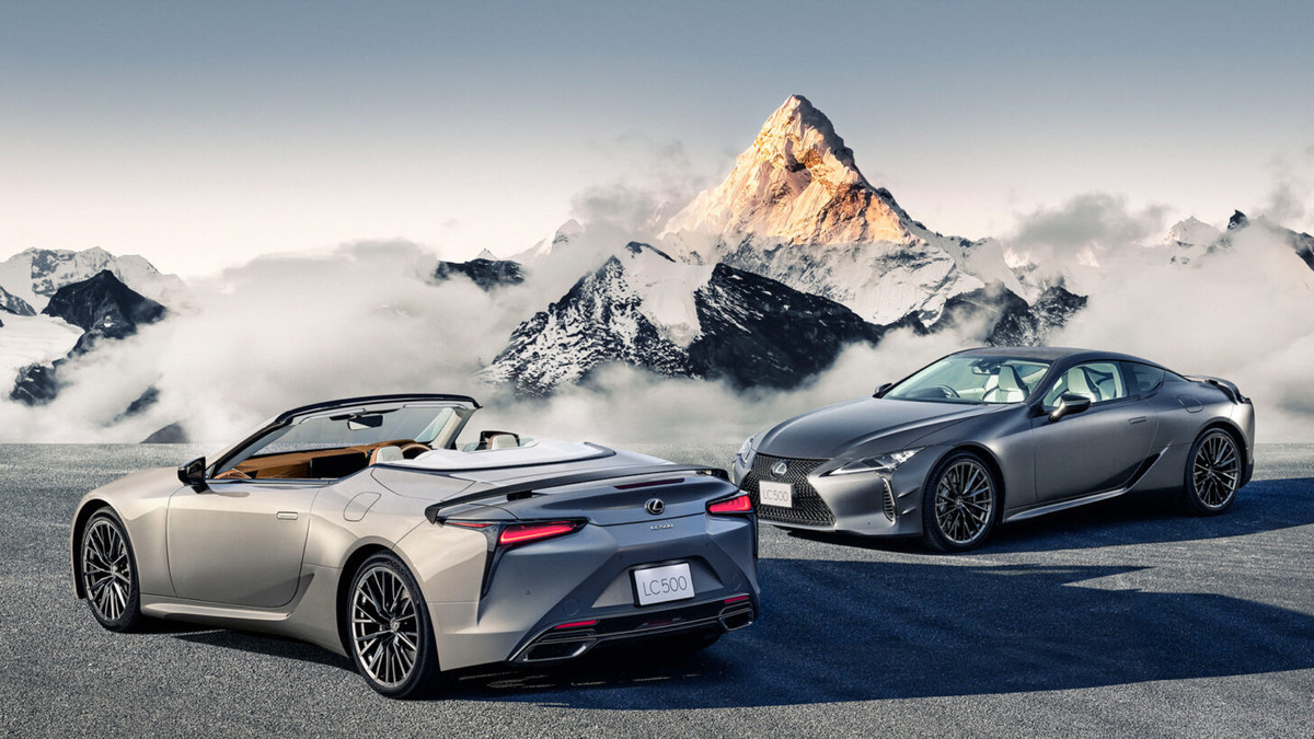    Кабриолет и купе Lexus LC Pinnacle. Фото Lexus