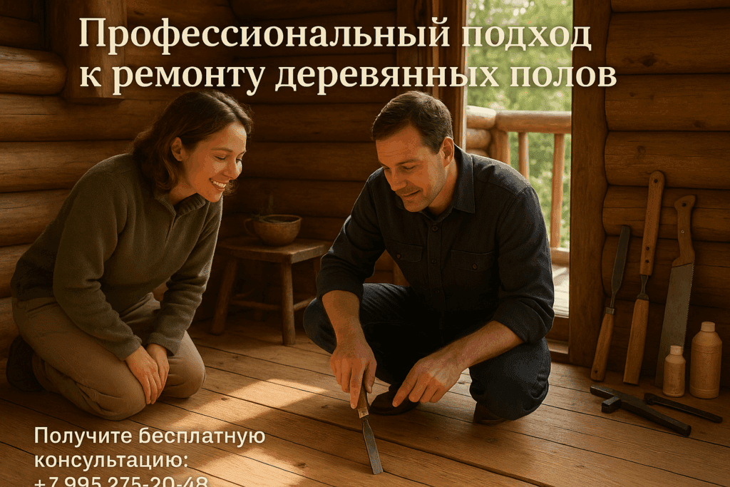    Ремонт и замена половиц в доме из бревна ручной рубки: советы эксперта genadich