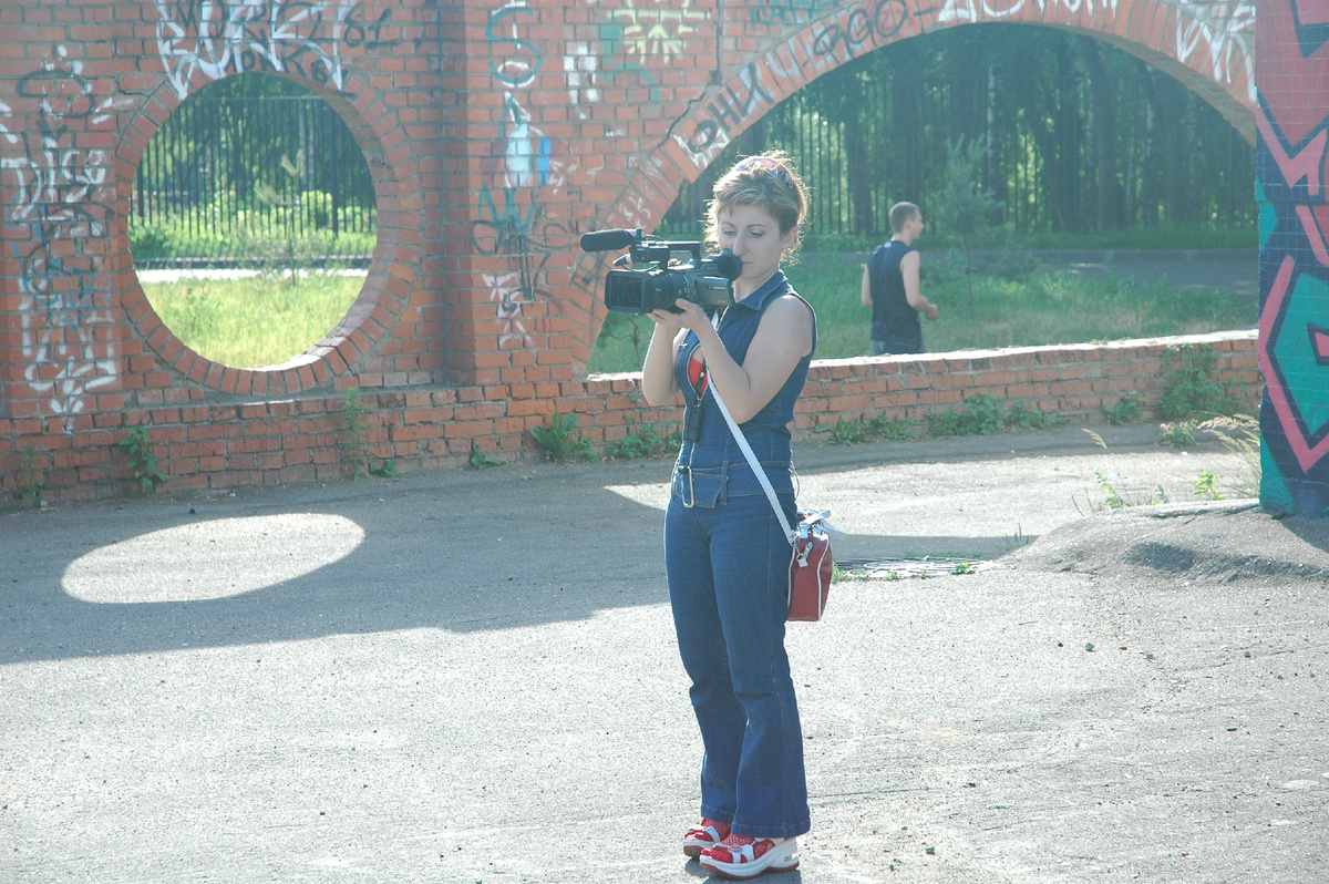 2007г. Москва. Фото сделано Пашей 183. Именно так я выглядела, когда снимала самое первое с ним интервью. 