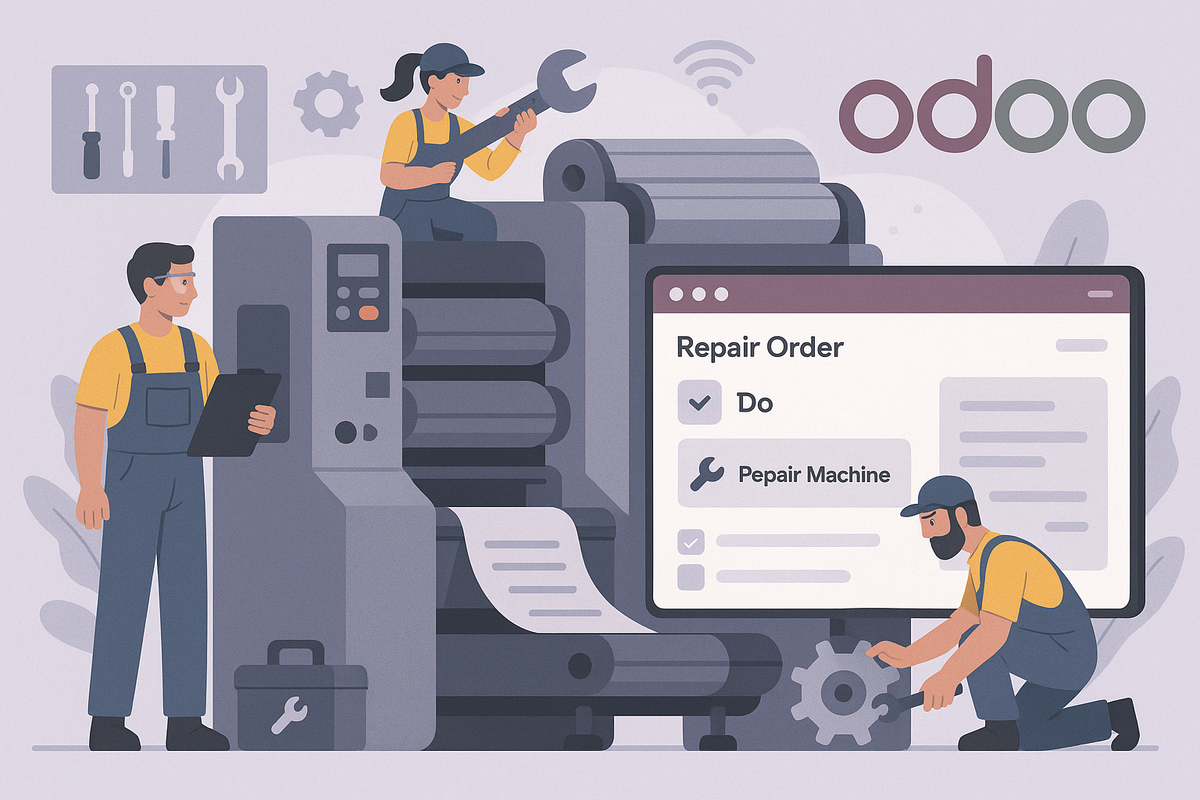 Odoo и сервис центр