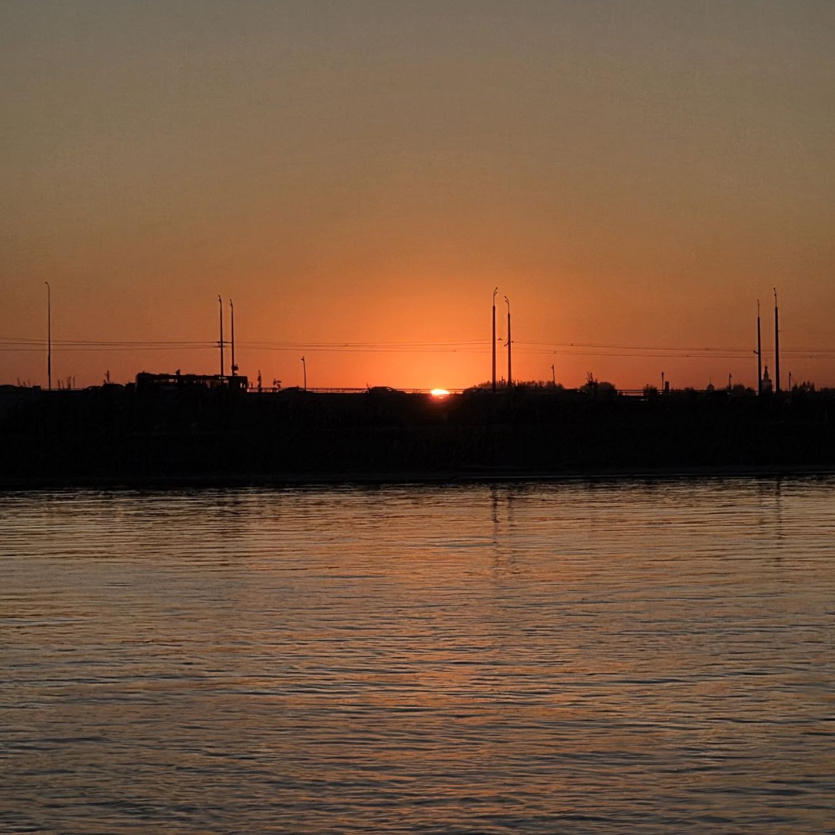 Закат на Казанке