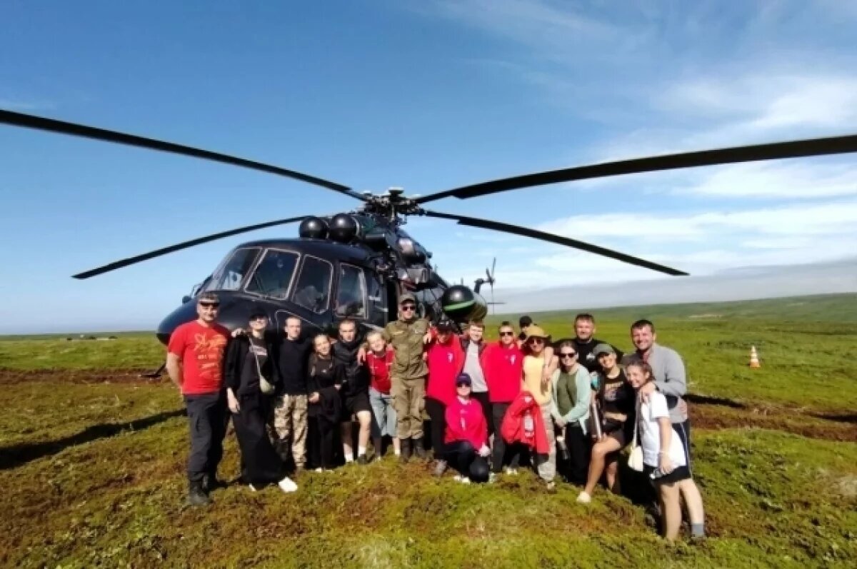    Первая группа участников экспедиции «Движения Первых» вернулась с Шумшу