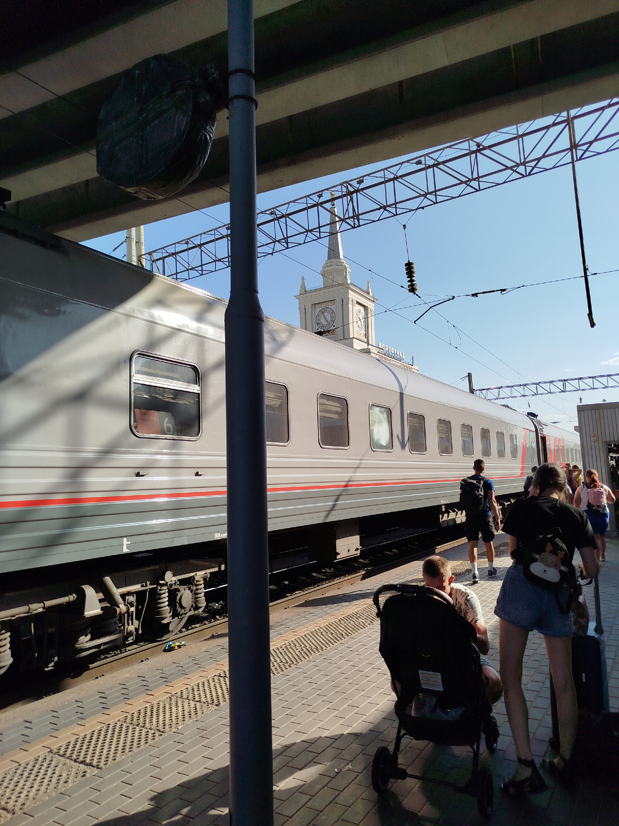 на перроне Волгограда