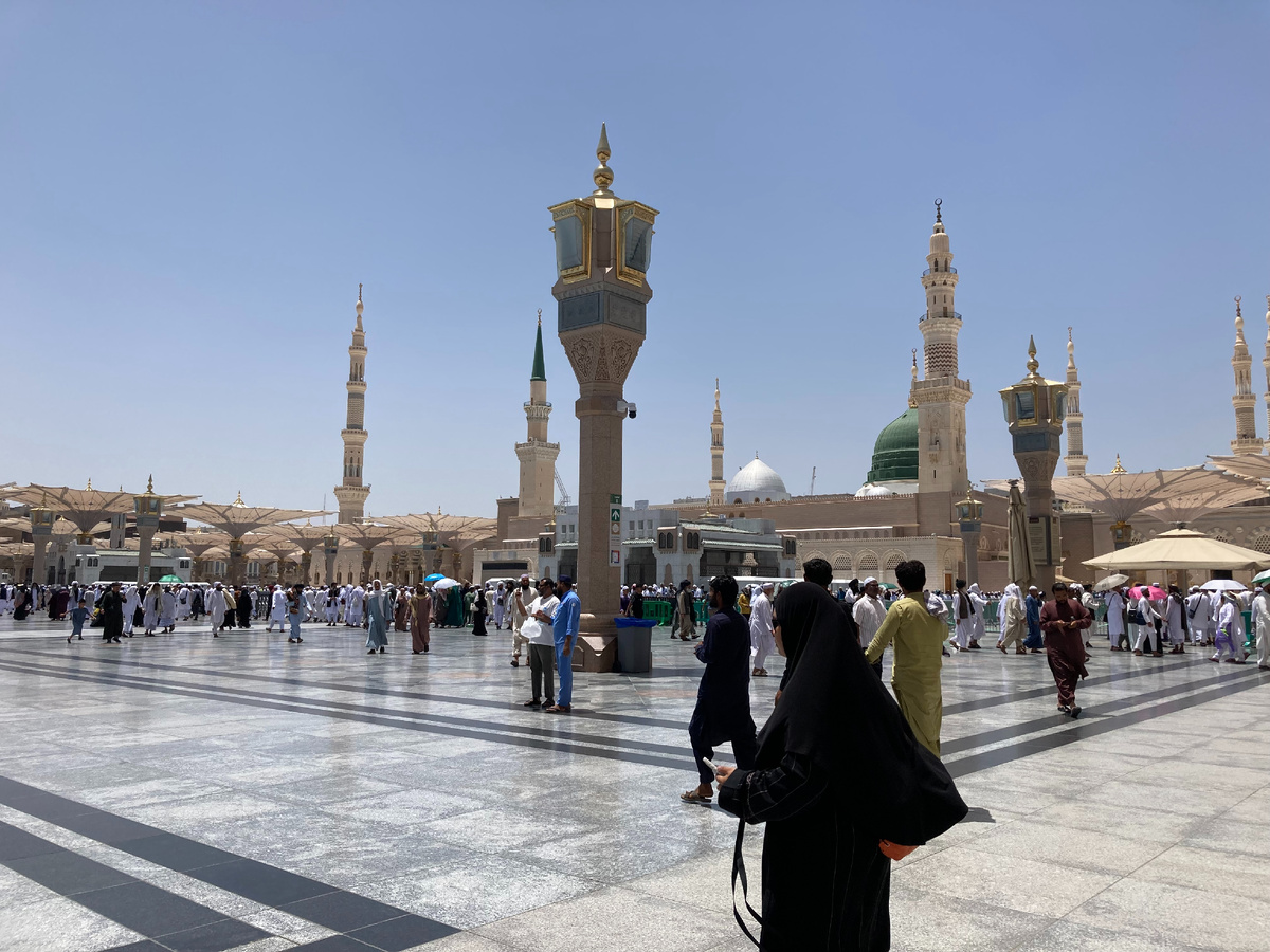 Мечеть Рауда (Медина). Фото автора.