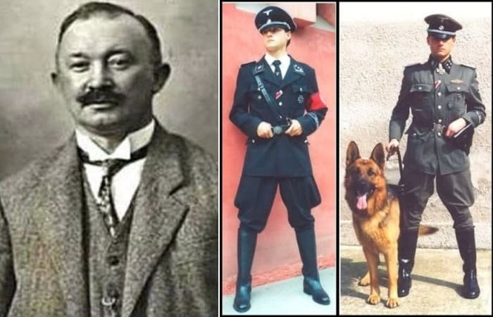 Справа - Хуго Босс, слева - примеры формы для нацистов/Изображение взято с сайта okayno.top