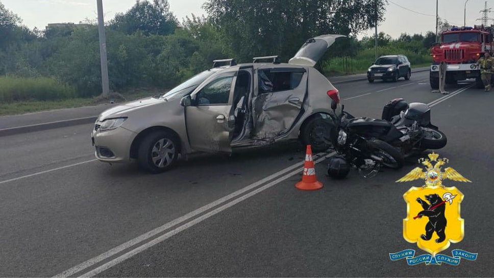 Авария в Рыбинске.📷Фото: УМВД России по Ярославской области