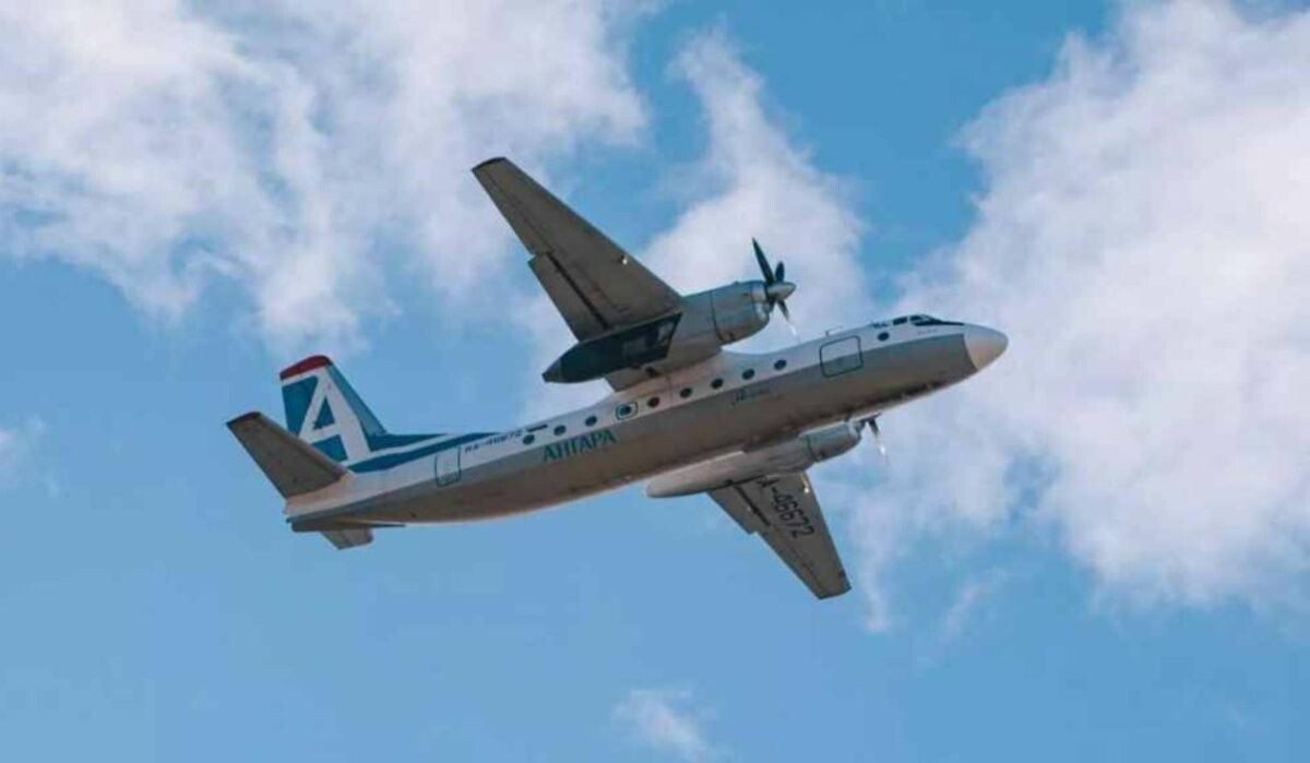     Ан-24. Источник: ria.ru Автор фото: Пресс-служба авиакомпании "Ангара"