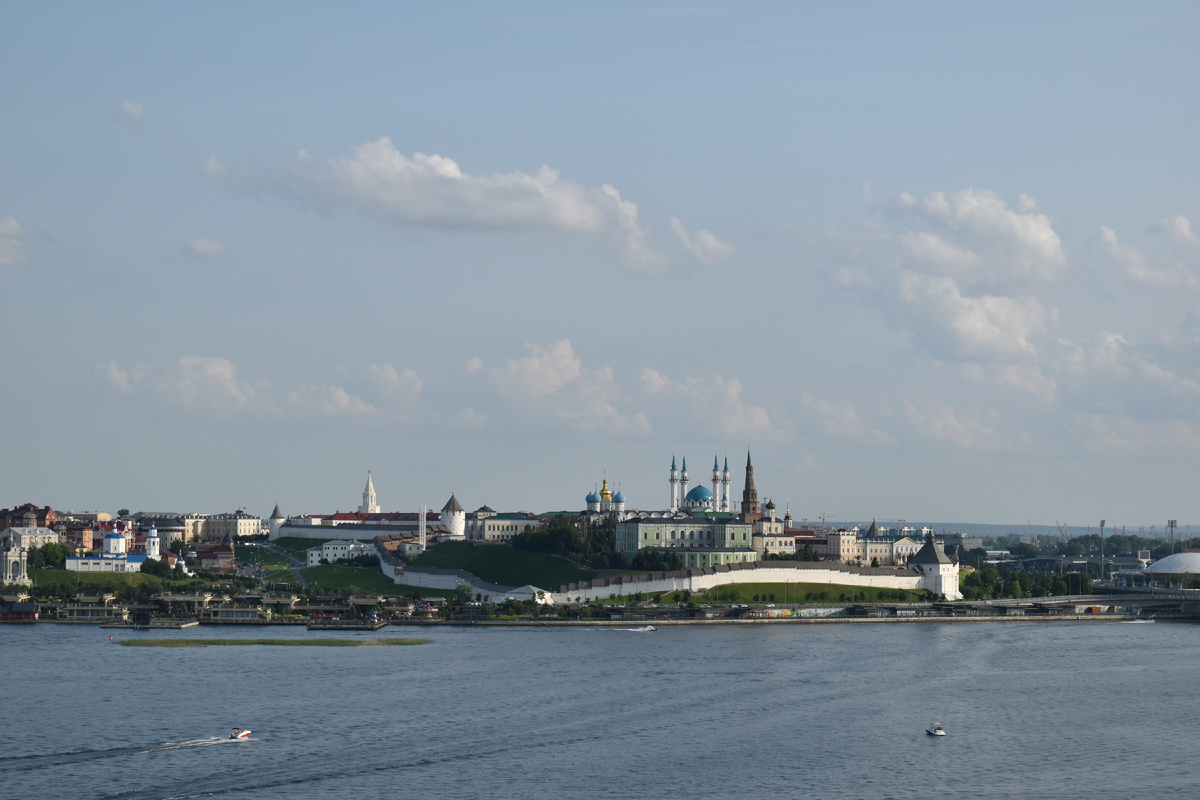 Вид на Казанский Кремль