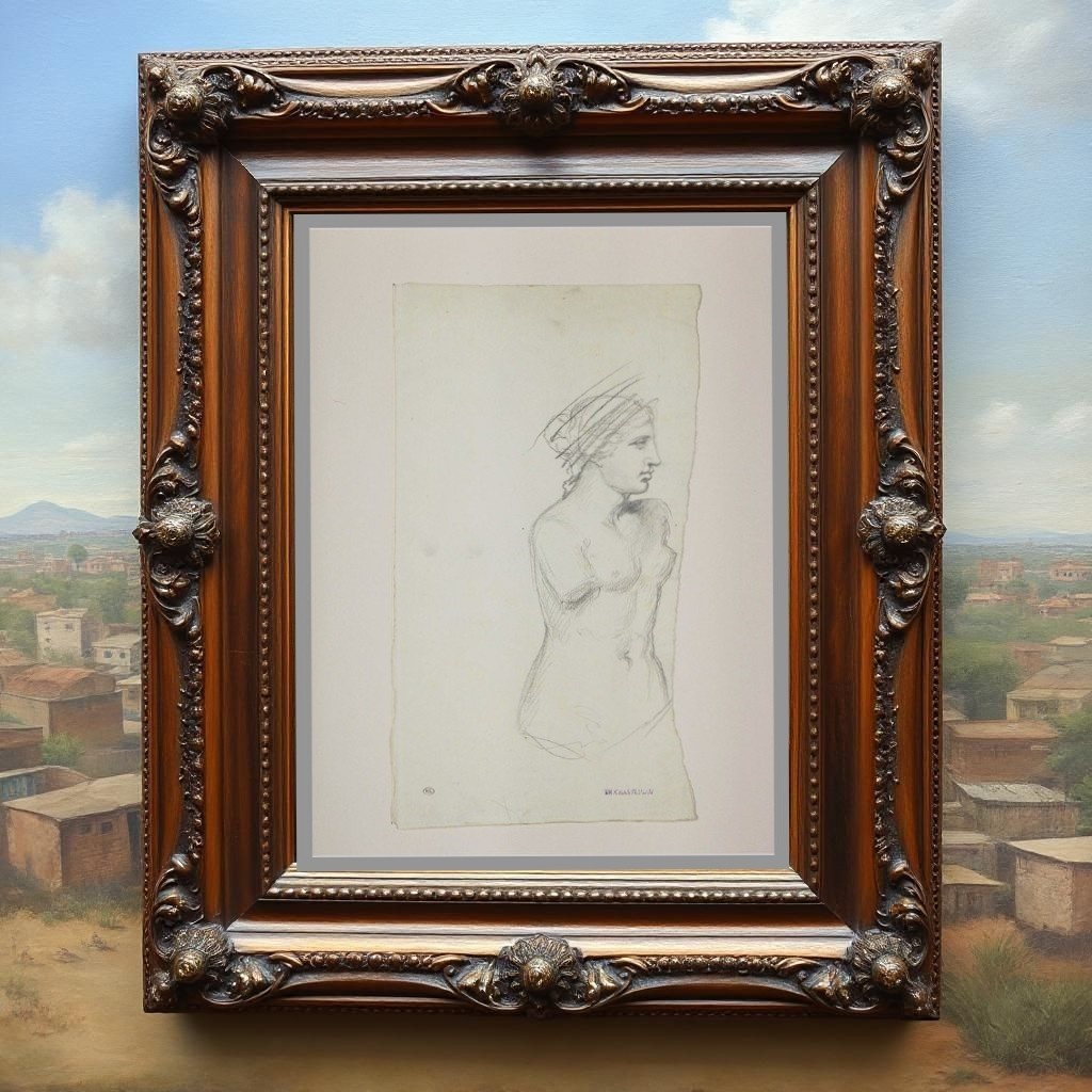 Венера Милосская. Эскиз.