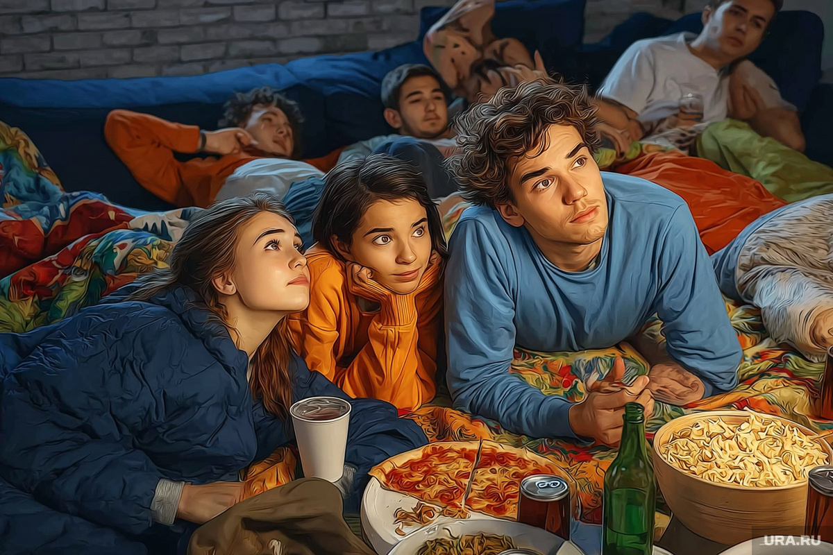 Обычная подростковая вечеринка не предвещела ничего плохого. Фото: Создано в Midjourney © URA.RU