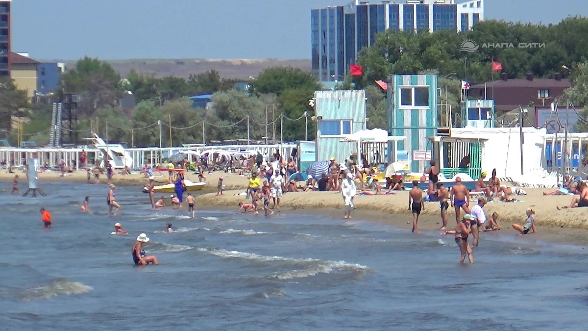 Отдых на пляже в Анапе 24.07.25