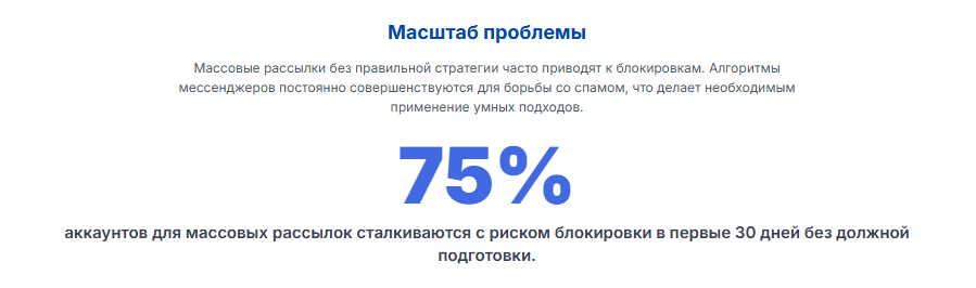В мире современного маркетинга рассылки в мессенджерах стали одним из самых эффективных инструментов для взаимодействия с аудиторией. Однако, наряду с их мощью, существует и серьезная проблема — риск блокировок. Мессенджеры активно борются со спамом, и любое подозрительное поведение может привести к потере аккаунтов и недоставке важных сообщений.
