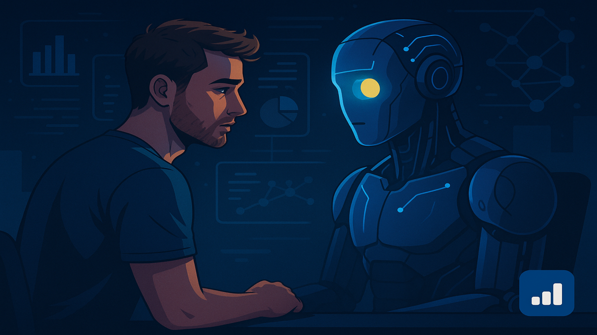 Человек и ИИ напротив друг друга — кто останется, когда профессии исчезнут?