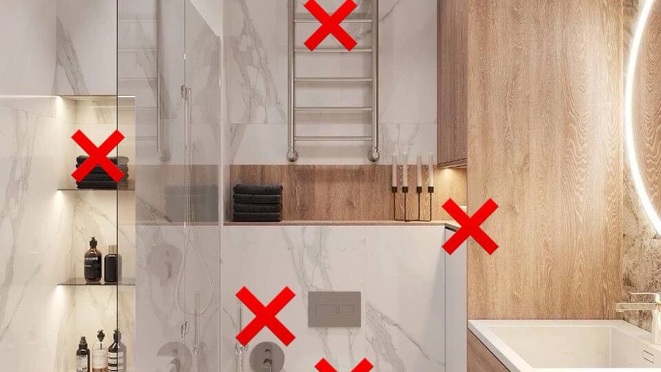 6 ошибок в «дизайнерском» санузле + как их исправить