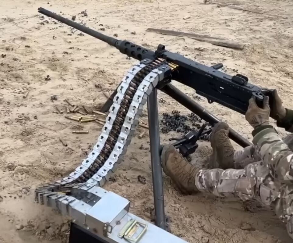 Система подачи патронов «Мурена» питает пулемет M2 Browning Фото: «Милитарный»