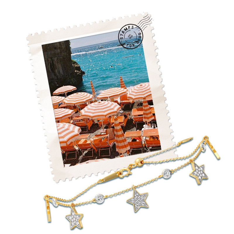 На фото: браслет Serendipity из желтого золота с бриллиантами