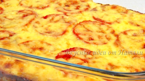 Запеканка из кабачков с сыром, фаршем