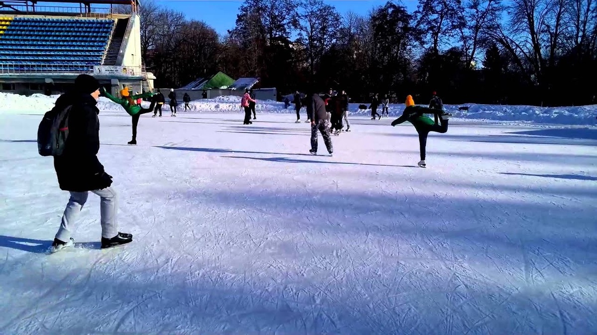 так выглядит каток на Динамо сейчас