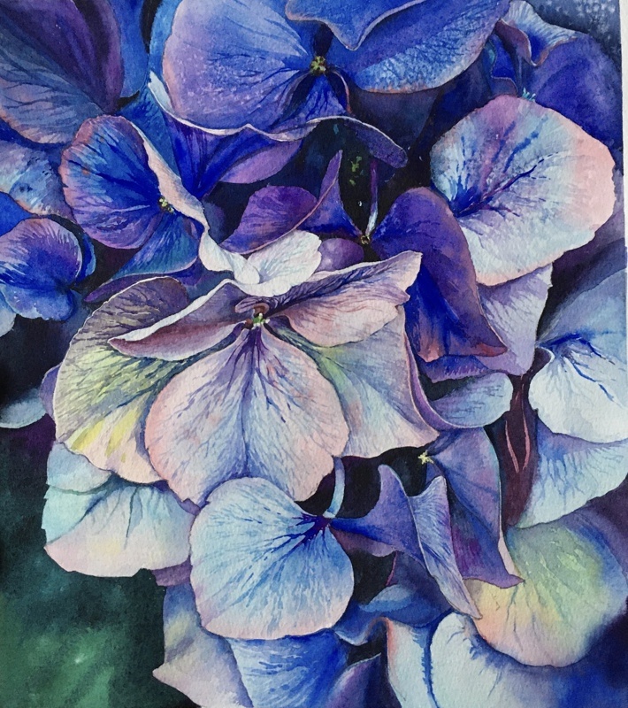 Фомичева Евгения "Гортензия". Источник: https://artsreda.ru/