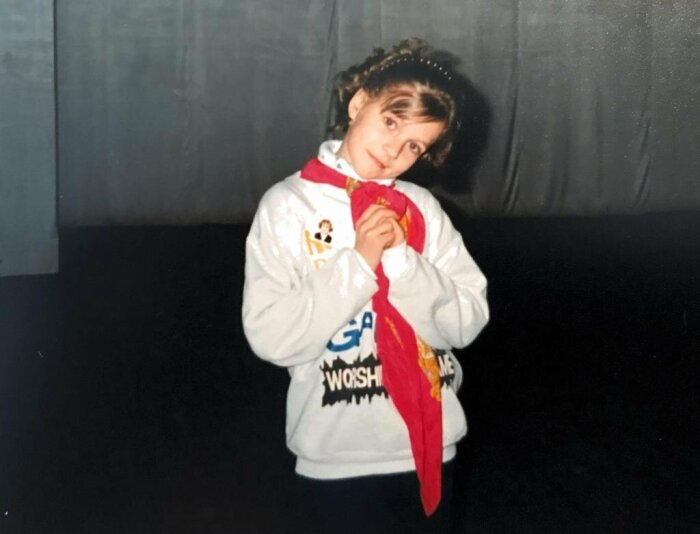 Дана Абызова родилась в Латвии.