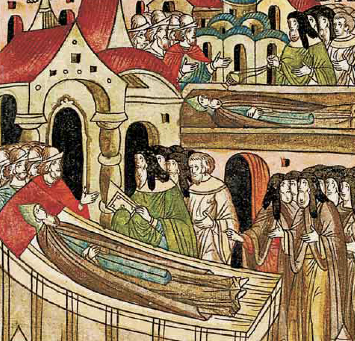 Изображение почившего тысякого Вельяминова и его родни