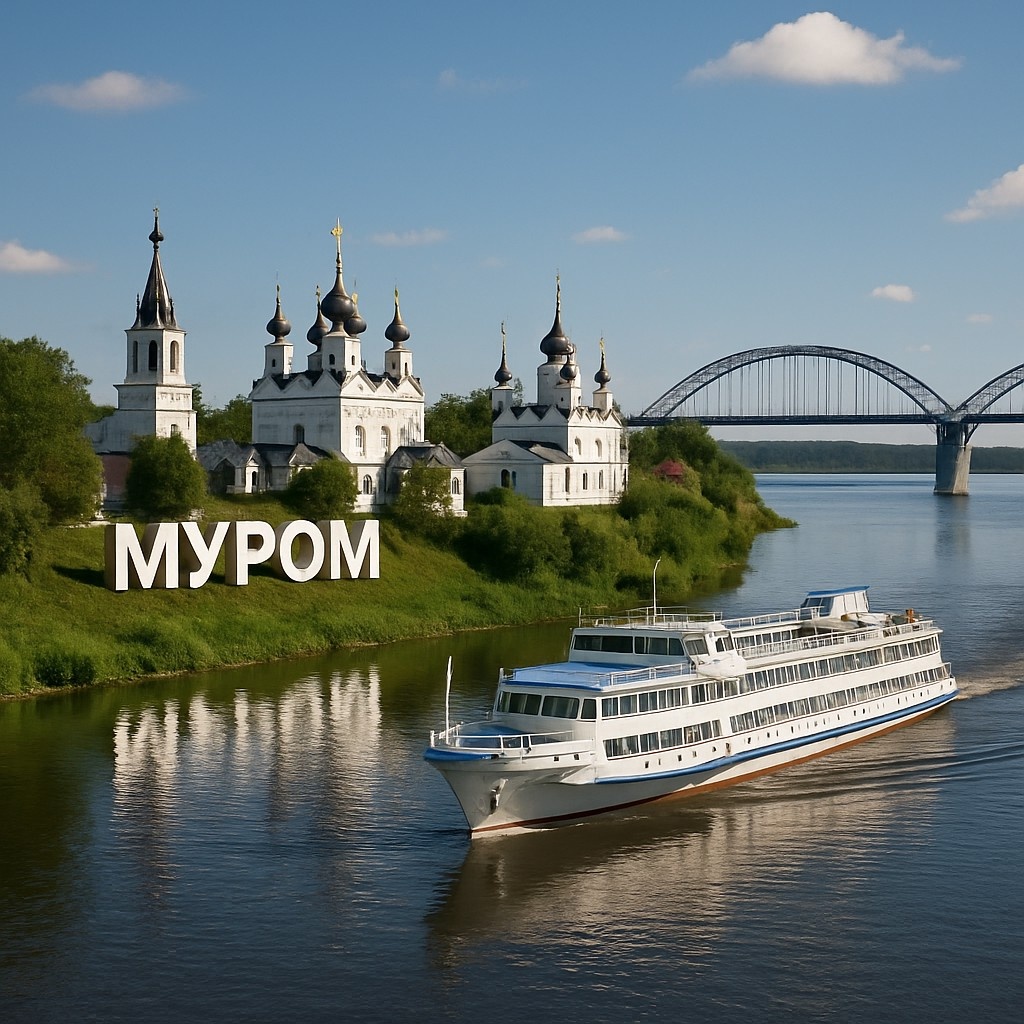 Город Муром (фото создано с помощью ИИ)