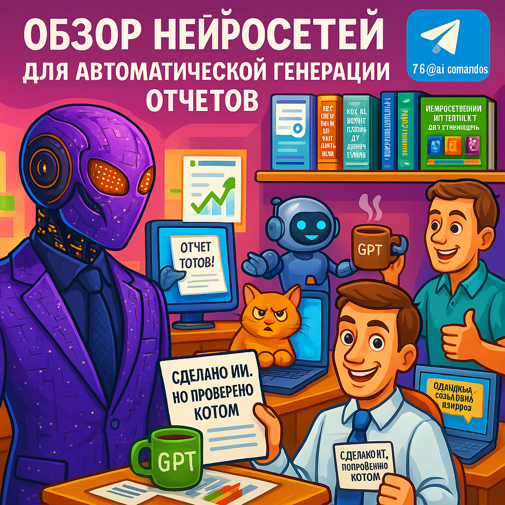    Нейросети, которые напишут вам отчет: как система COMANDOS AI сэкономит 340 часов аналитики в год Дмитрий Попов | Comandos.ai