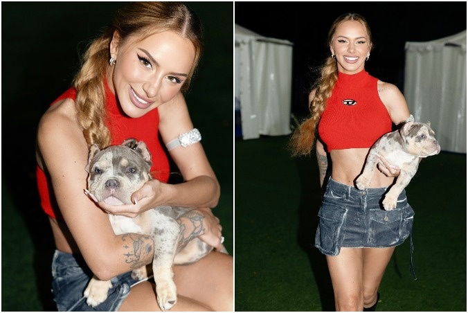 ANNA ASTI с питомцем