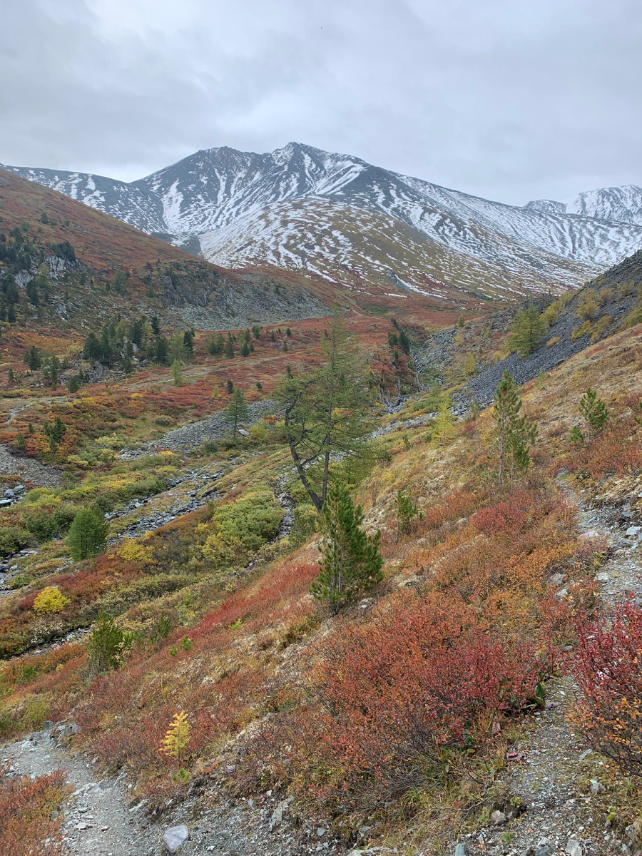 Спуск к месту стоянки