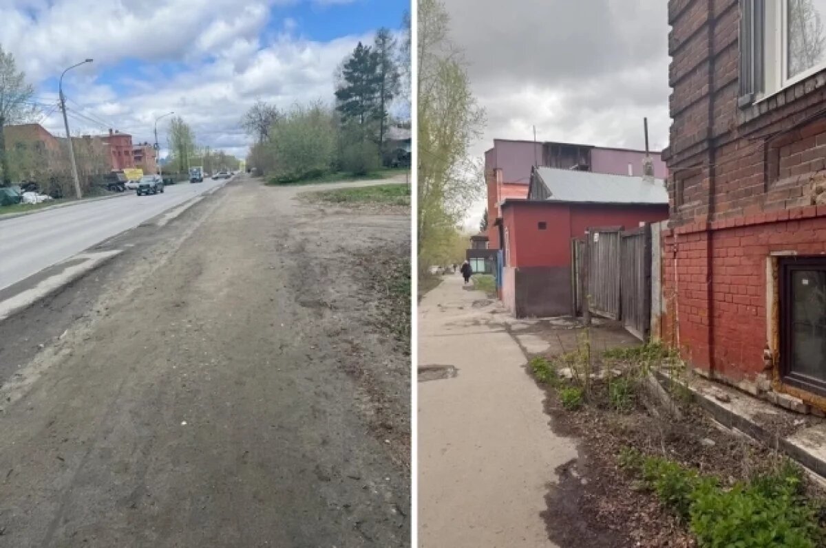    Для студентов Томска требуют обустроить тротуары на Московском тракте