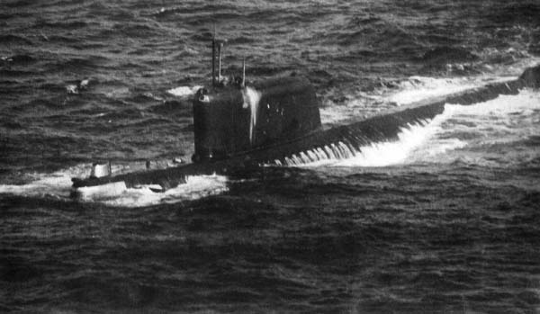 К-19 в море, 29 февраля 1972 года. Источник изображения: сайт ru.wikipedia.org