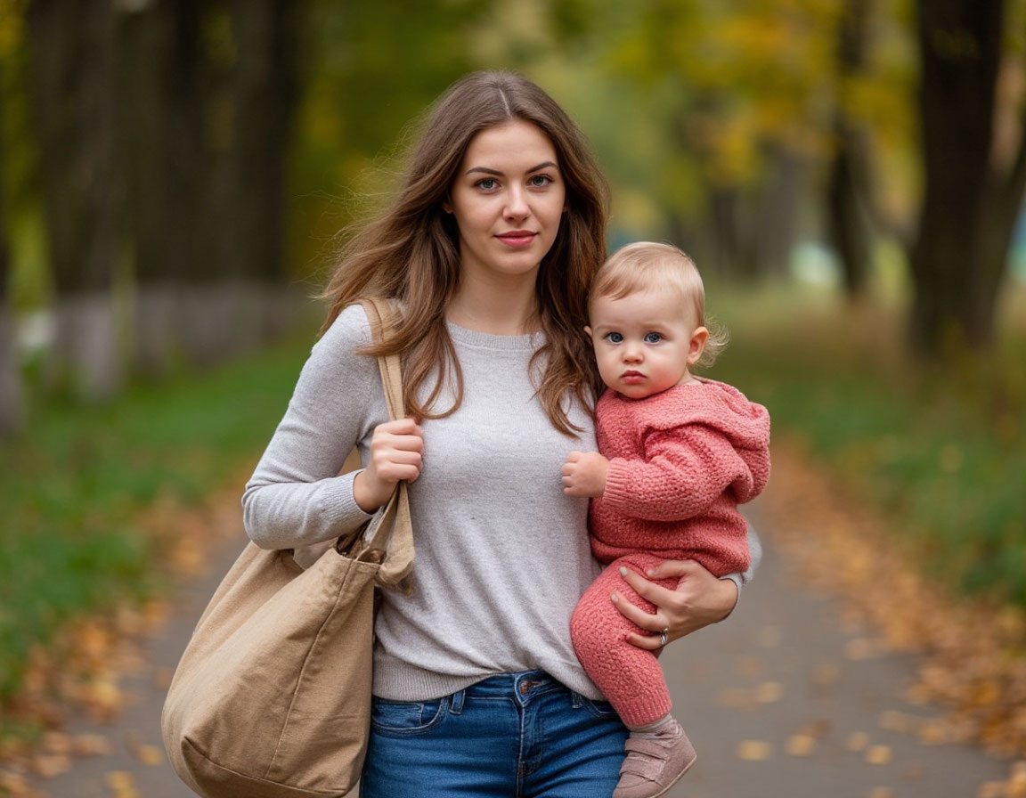 Молодая мама