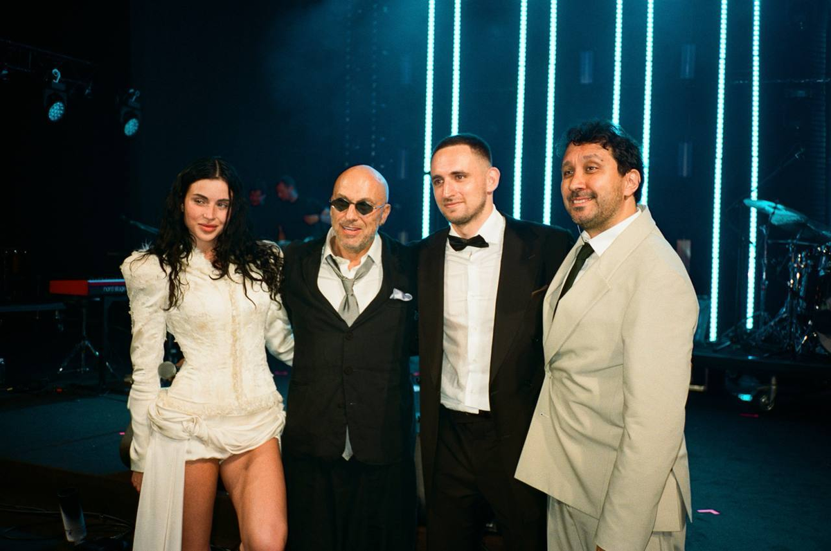 Адель Вейгель , Дмитрий Нагиев, Михаил Литвин и Константин Анисимов