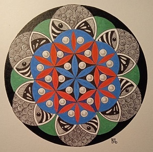 Сакральный символ мира и счастья. Работа автора