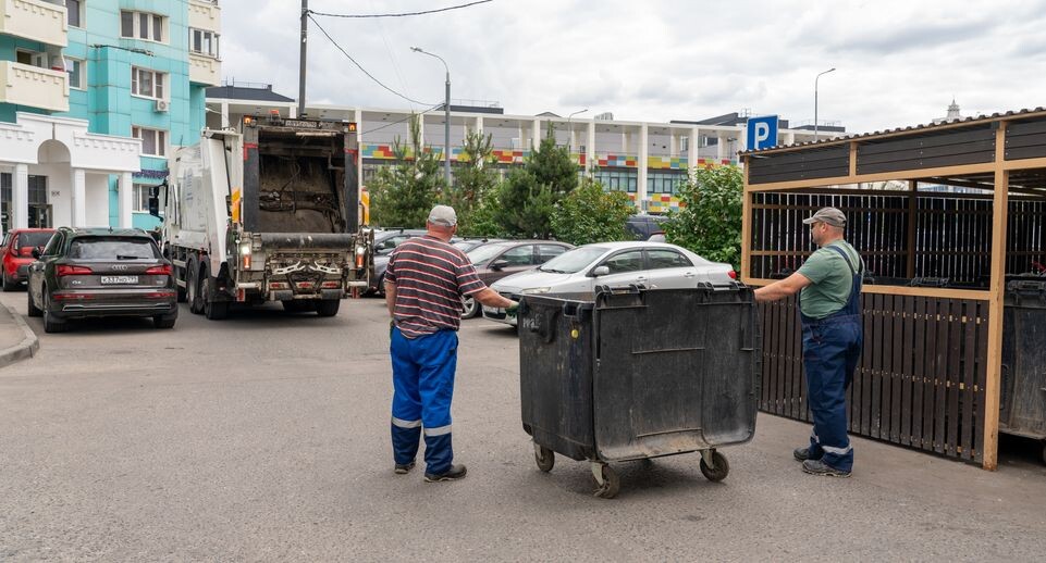    Контейнерные площадки для сбора отходов в Красногорске / Медиасток.рф