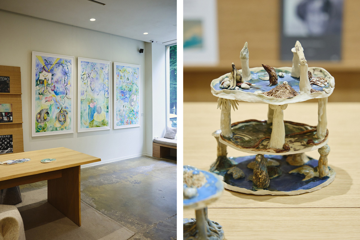    Экспозиция выставки «Грезы о подземном небе»