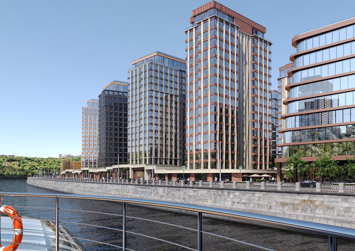    Вид с реки на Luzhniki Collection. Источник: пресс-служба проекта Luzhniki Collection