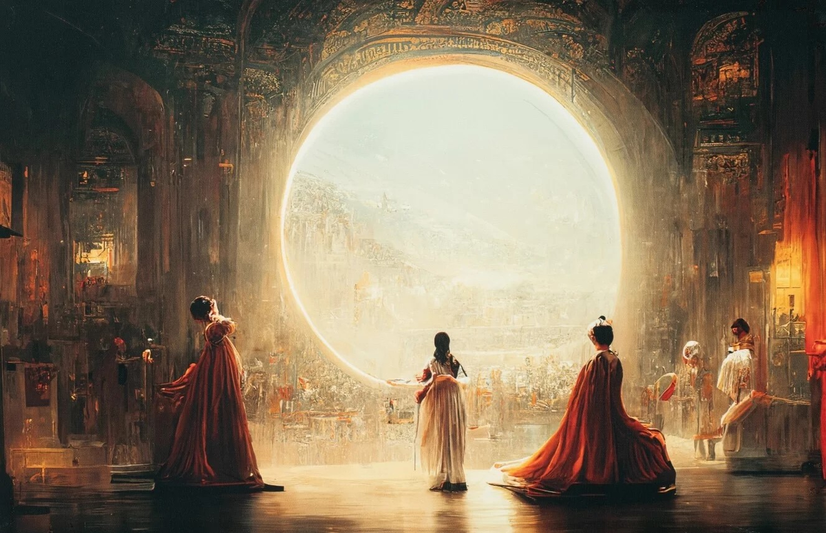 case-place.ru  Картина «Théâtre D'opéra Spatial»