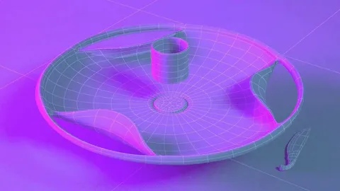 Симуляция показала, что диск создаёт завихрения в воде