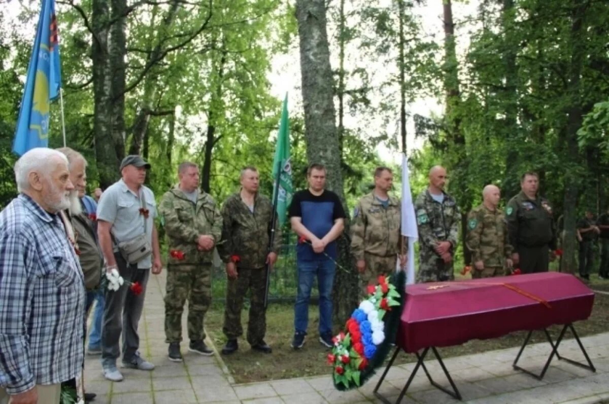    Останки красноармейцев перезахоронили в Пыталовском районе