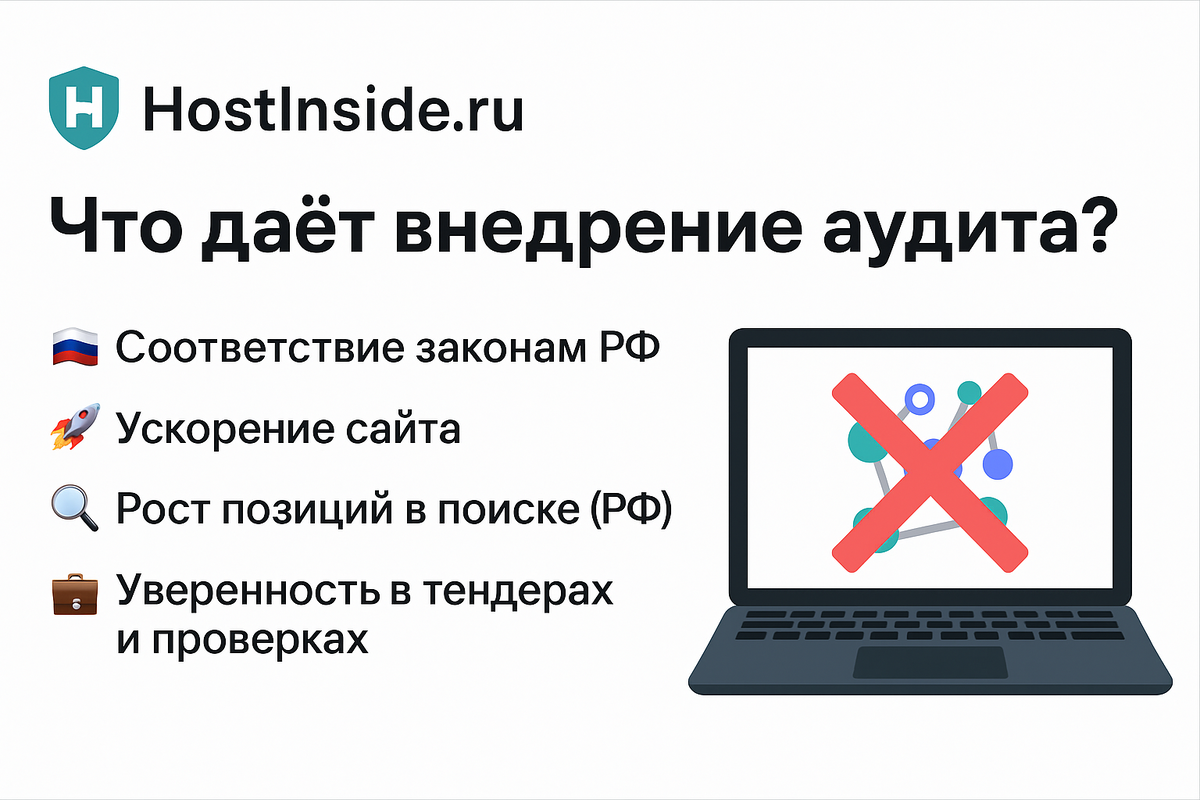 Проверь Свой Сайт на Нарушения 152-ФЗ и Удали Иностранные Подключения, чтобы выполнить законы, ускорить сайт, получить рост позиций и доверие.
