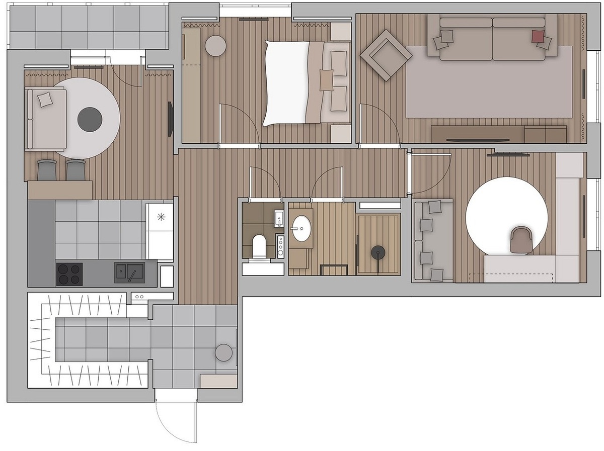 После перепланировки