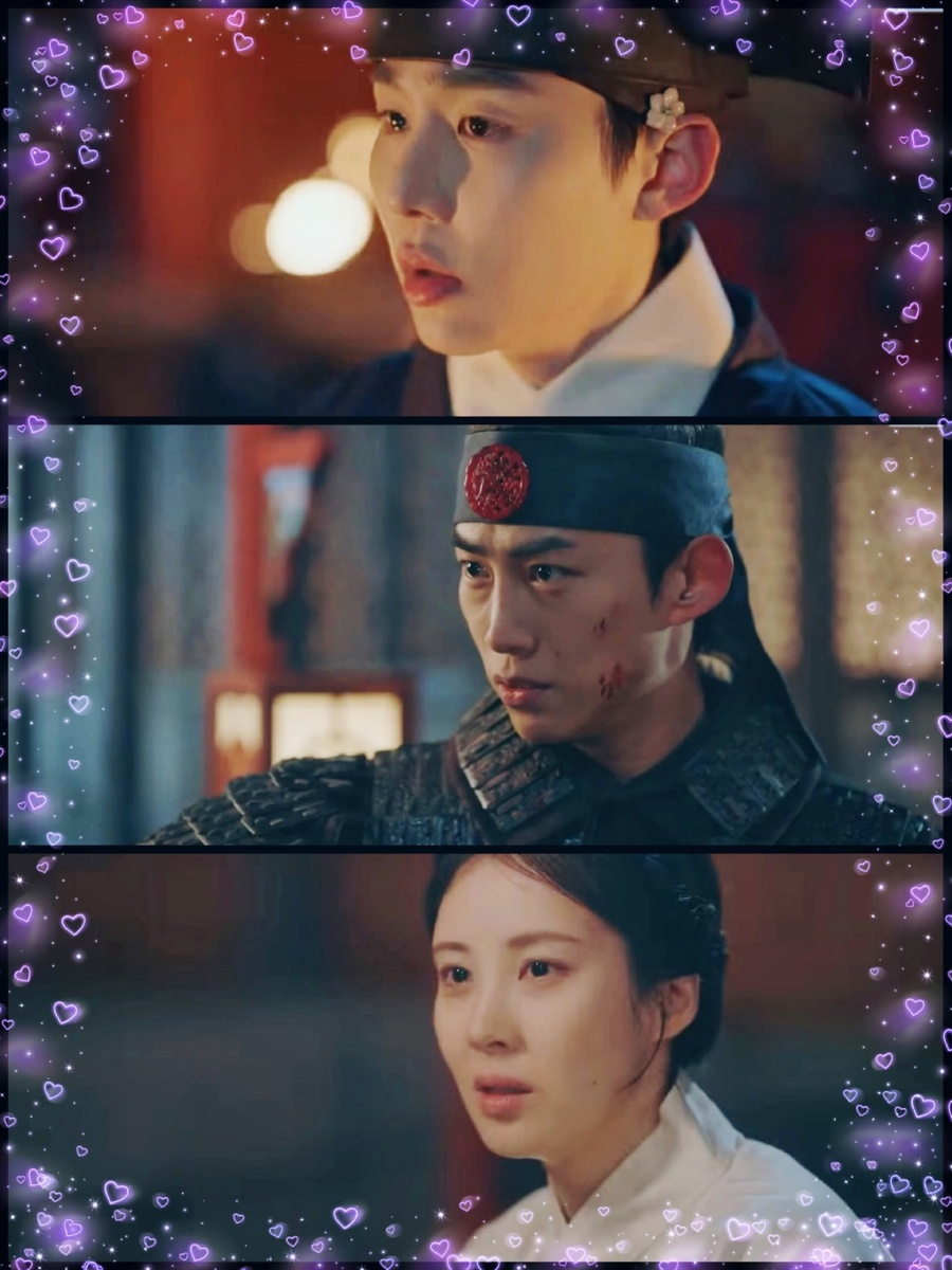 Кадры из дорамы "Я украла первую ночь главного героя". Коллаж мой. 