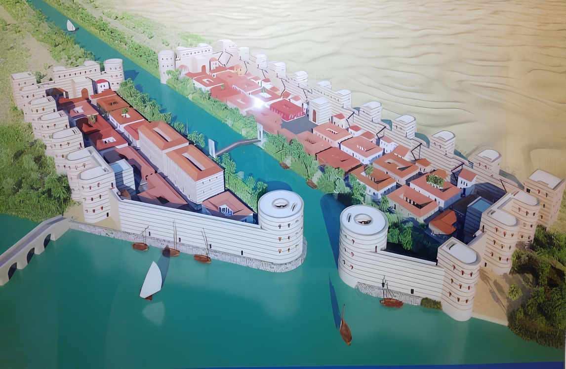 Римская крепость Новый Вавилон. Реконструкция 