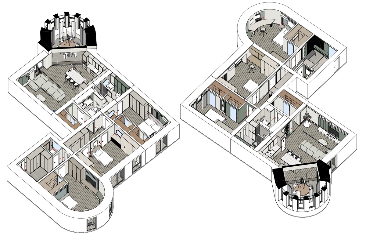 Планировочное решение от Jeevaa design