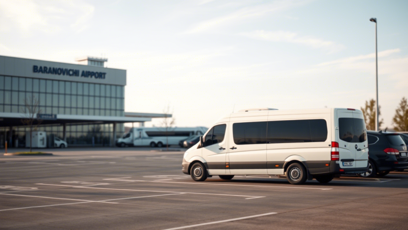 Трансфер из аэропорта Барановичей в Минск