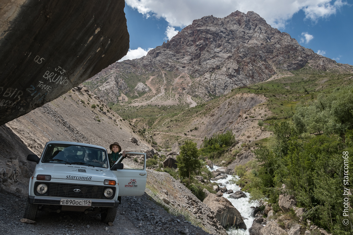 Дорога от озера Азорчашма к озеру Маргузор