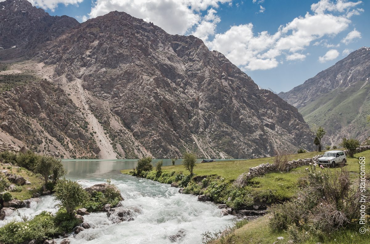 Стартуем от северной оконечности озера Азорчашма